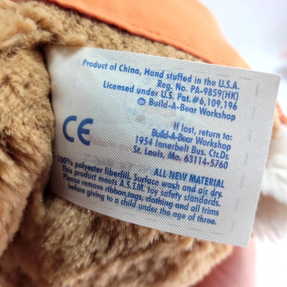 Pawlette Bunny Cheer Outfit Build A Bear Orange 15